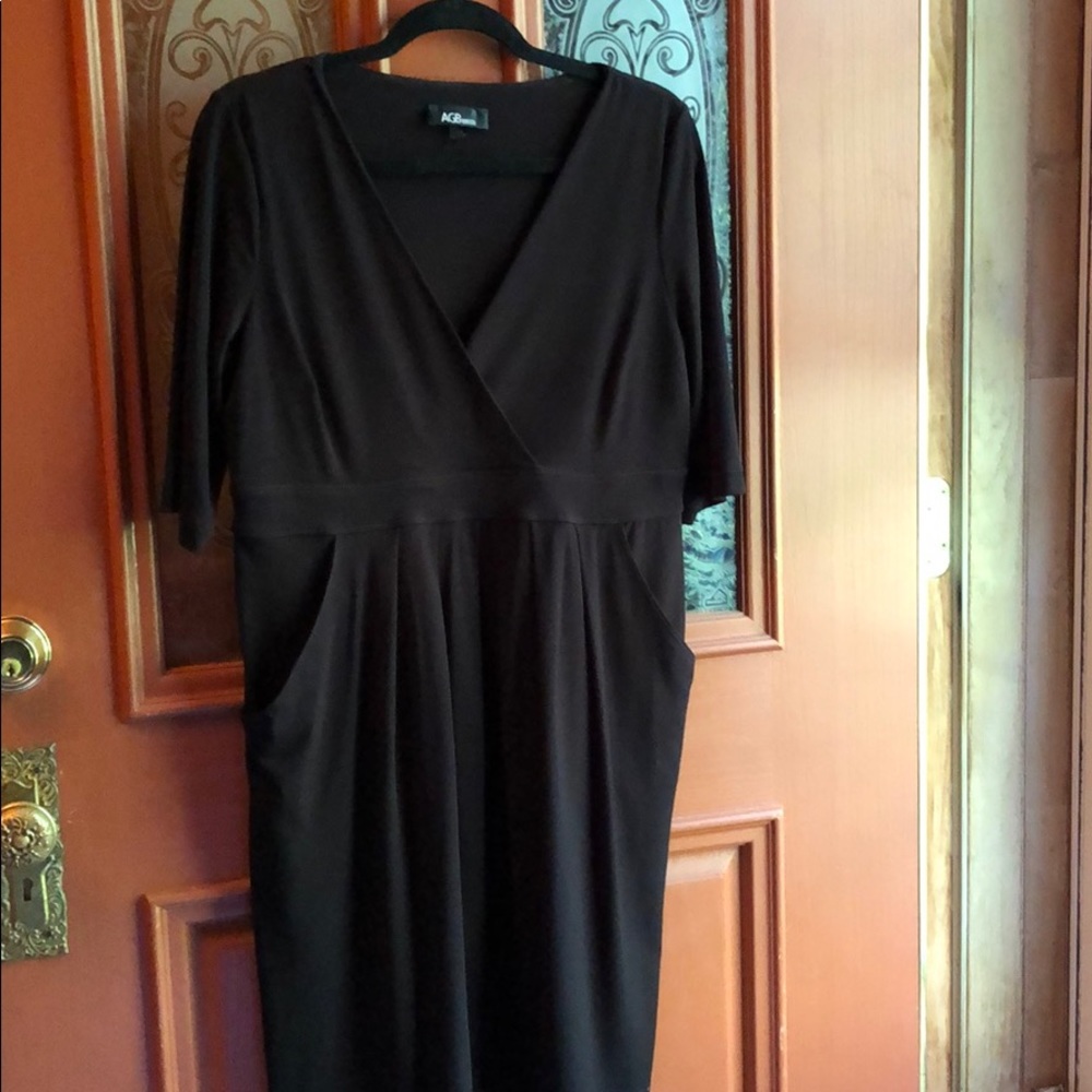 AGB Black Dress w/ pockets